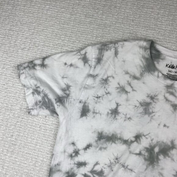 Keith Haring Graphic Gray Tie Dye T-Shirt Full Circle Dancing Graphic Size M - Picture 9 of 16